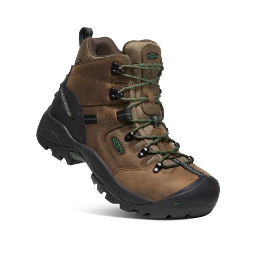 Men's Pittsburgh Energy 6 Waterproof Boot (Carbon Toe)  |  Cascade Brown/Greener Pastures - Image 3