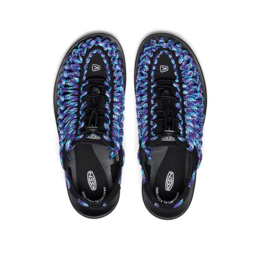 Men's UNEEK Flat Cord Sneaker x Bamboo Shoots  |  Black/Tillandsia Purple - Image 4
