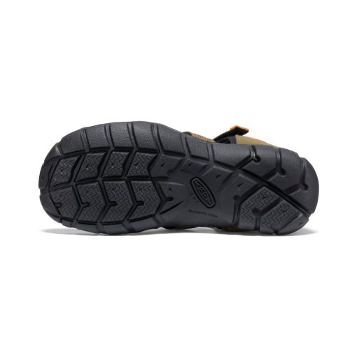 Big Kids' Seacamp II CNX  |  Dark Olive/Gold Flame - Image 6