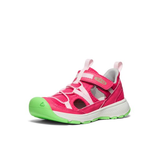 Little Kids' Motozoa Sandal  |  Raspberry/Giggle Pink - Image 2