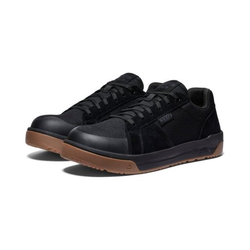 Men's Kenton Work Shoe (Carbon Toe)  |  Black/Gum - Image 2