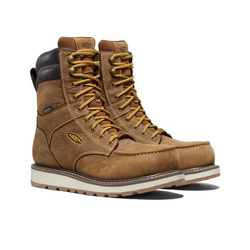 Men's Cincinnati 8 Waterproof Boot (Carbon Toe)  |  Belgian/Sandshell - Image 2