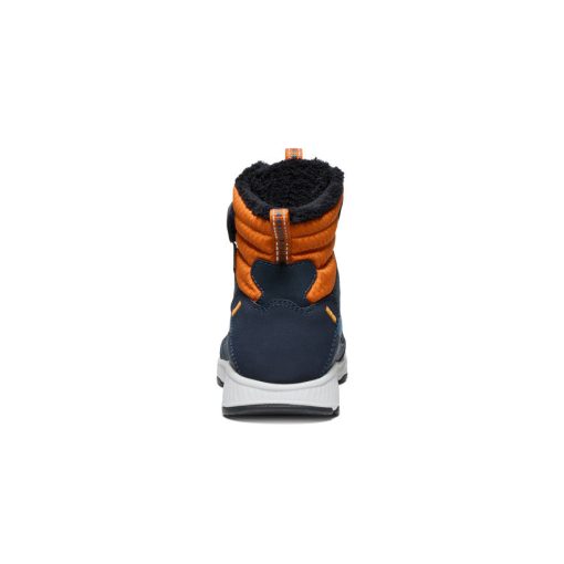 Little Kids' Skua Waterproof Winter Boot  |  Sky Captain/Gold Flame - Image 5