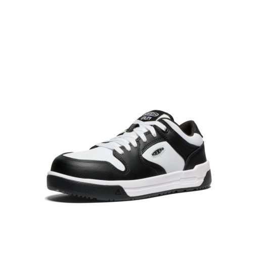 Women's Overton Work Shoe (Carbon Toe)  |  Star White/Black - Image 3