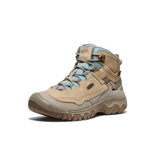 Women's Targhee IV Waterproof Hiking Boot  |  Safari/Reef Waters - Image 3
