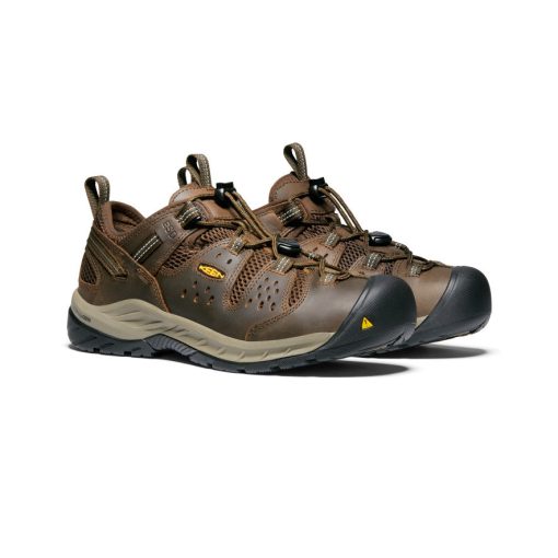 Men's Atlanta Cool II ESD (Soft Toe)  |  Cascade Brown/Forest Night - Image 2