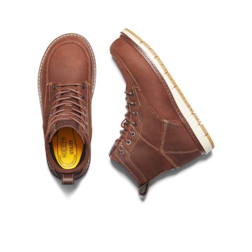 Women's San Jose 6 Boot (Aluminum Toe)  |  Gingerbread/Gum - Image 4