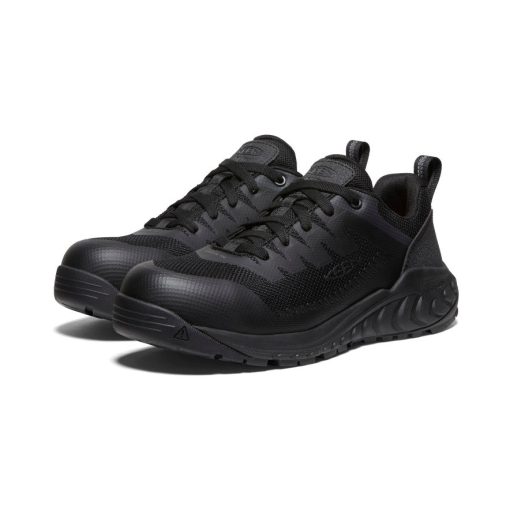 Men's Arvada ESD Work Sneaker (Carbon Toe)  |  Black/Black - Image 2