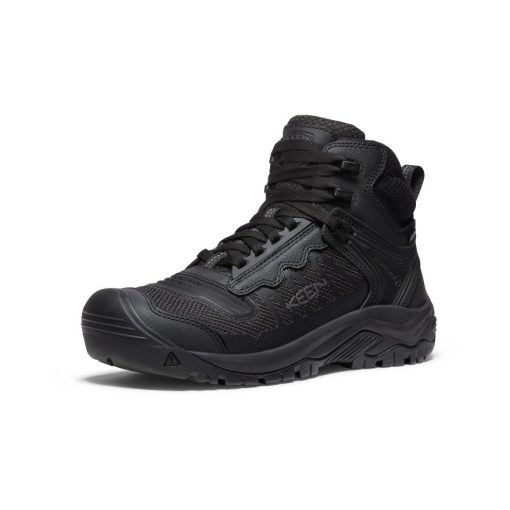 Men's Reno Waterproof Mid (Soft Toe)  |  Black/Black - Image 3