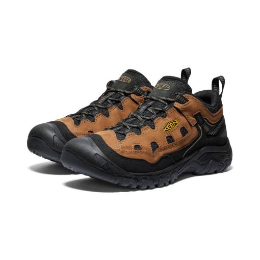 Men's Targhee IV Vented Hiking Shoe  |  Bison/Golden Yellow - Image 2