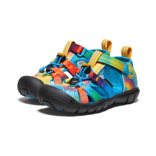 Little Kids' Seacamp II CNX  |  Vivid Blue/Original Tie Dye - Image 2