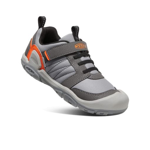 Big Kids' Knotch Peak Sneaker  |  Magnet/Safety Orange - Image 3
