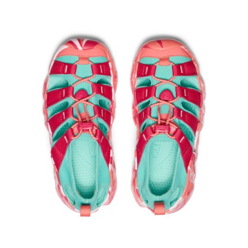 Big Kids' Hyperport H2 Sandal  |  Raspberry/Pool Blue - Image 4