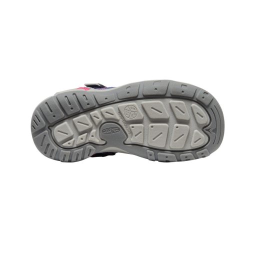 Little Kids' Knotch Peak Sneaker  |  Blue Depths/Pink Peacock - Image 5