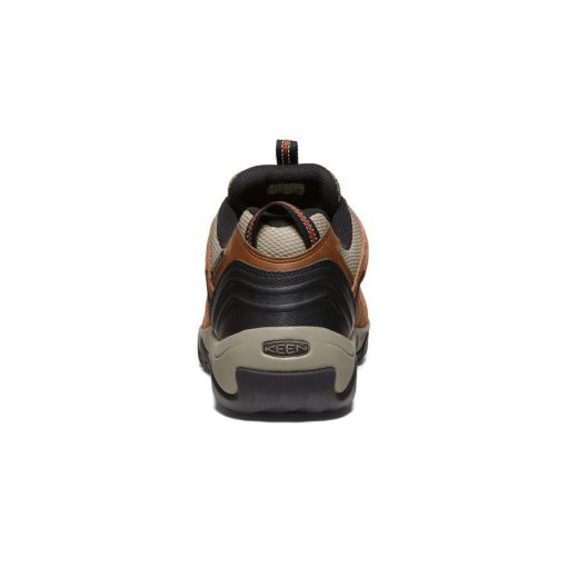 Men's Headout Waterproof Hiking Shoe  |  Bison/Fossil Orange - Image 5