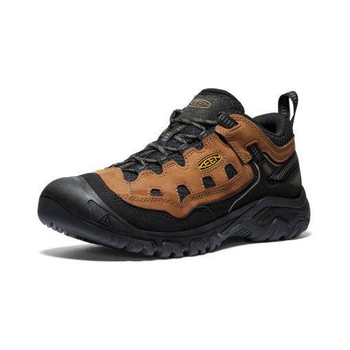Men's Targhee IV Vented Hiking Shoe  |  Bison/Golden Yellow - Image 3