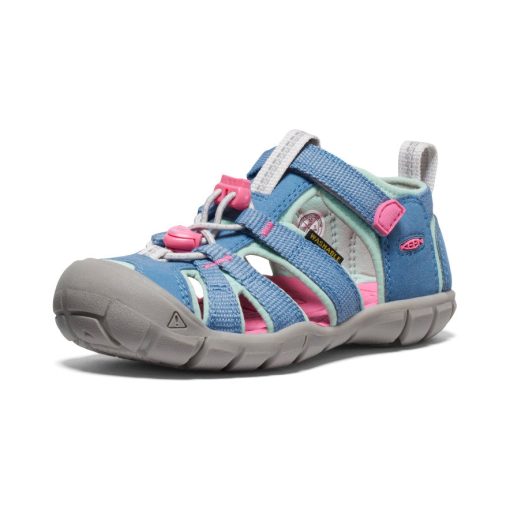 Little Kids' Seacamp II CNX  |  Coronet Blue/Hot Pink - Image 3