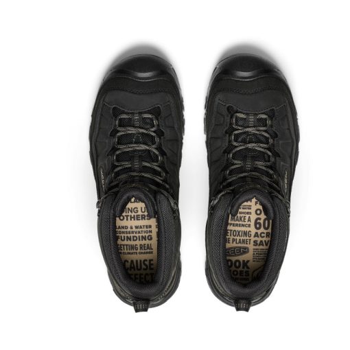 Men's Targhee IV Waterproof Hiking Boot  |  Triple Black - Image 4