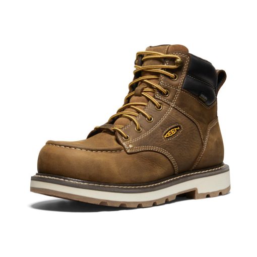Men's Cincinnati 6 Waterproof 90° Heel Boot (Carbon Toe)  |  Belgian/Sandshell - Image 3