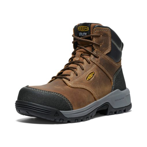 Women's Evanston 6 ESD Boot (Carbon Toe)  |  Bison/Black - Image 3