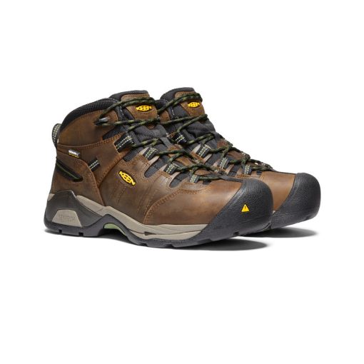 Men's Detroit XT Waterproof Boot (Steel Toe)  |  Cascade Brown/Bronze Green - Image 2