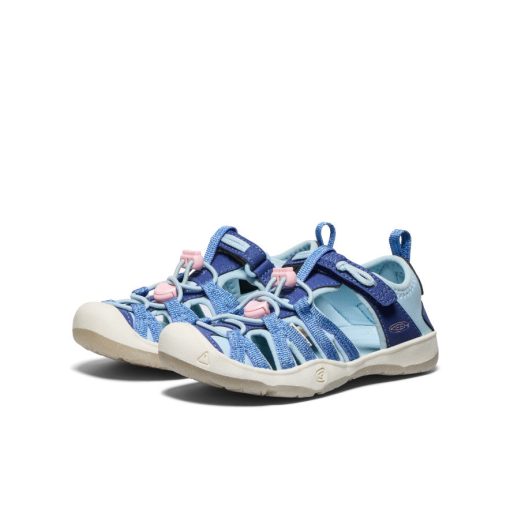 Little Kids' Moxie Sandal  |  Skipper Blue/Giggle Pink - Image 3