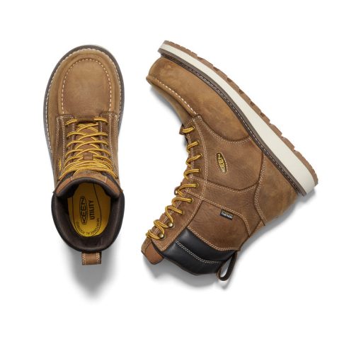 Men's Cincinnati 8 Waterproof Boot (Carbon Toe)  |  Belgian/Sandshell - Image 4