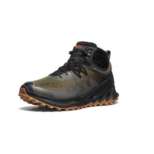 Men's Zionic Waterproof Hiking Boot  |  Dark Olive/Scarlet Ibis - Image 3