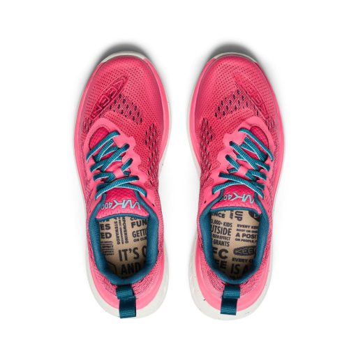Women's WK400 Walking Shoe  |  Rouge Red/Reef Waters - Image 4