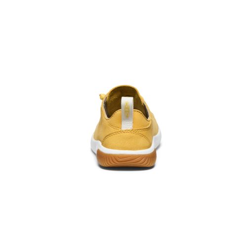 Little Kids' KNX Leather Sneaker  |  Daffodil/Star White - Image 6