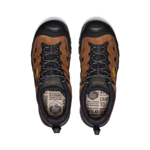 Men's Targhee IV Vented Hiking Shoe  |  Bison/Golden Yellow - Image 4