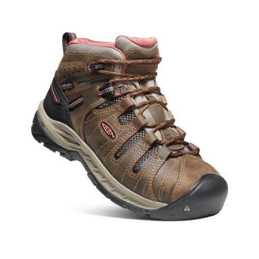 Women's Flint II Waterproof Boot (Soft Toe)  |  Cascade Brown/Brick Dust - Image 3