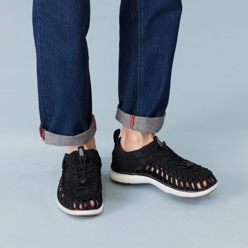 Men's UNEEK O3 Sneaker Sandal  |  Black/Star White - Image 8