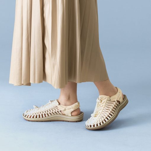 Women's UNEEK Sneaker  |  White Cap/Cornstalk - Image 8