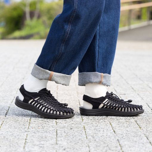 Women's UNEEK Sneaker  |  Black/Black - Image 8