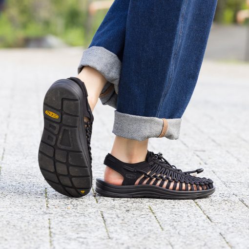 Women's UNEEK Sneaker  |  Black/Black - Image 9