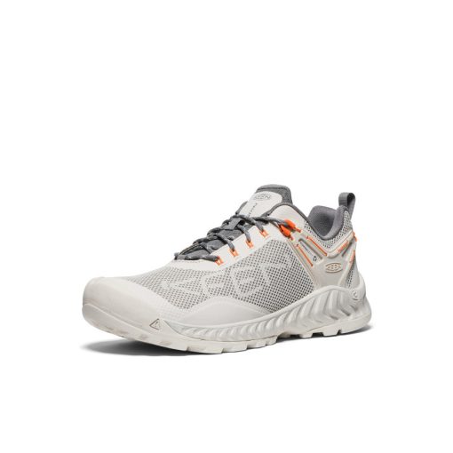 Men's NXIS EVO Waterproof Shoe  |  Silver Lining/Scarlet Ibis - Image 3