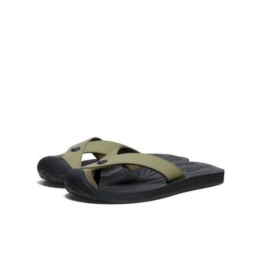 Men's Barbados Flip-Flop  |  Martini Olive/Black - Image 2