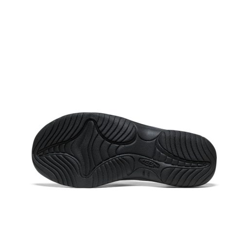 Men's Kona Leather Flip-Flop  |  Black/Steel Grey - Image 3