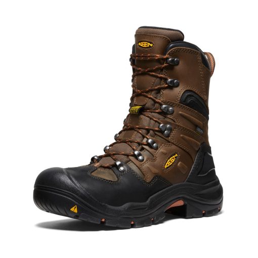 Men's Coburg 8 Waterproof Boot (Steel Toe)  |  Cascade Brown/Brindle - Image 2
