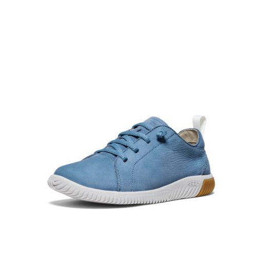 Big Kids' KNX Leather Sneaker  |  Coronet Blue/Vapor - Image 3