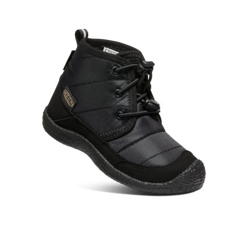 Little Kids' Howser II Waterproof Chukka  |  Black/Black - Image 3