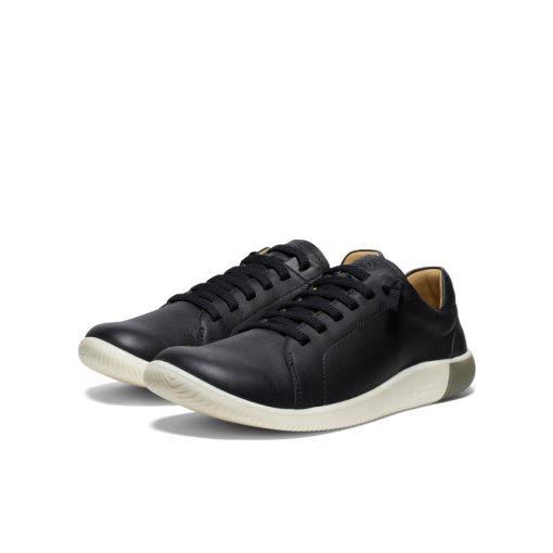 Men's KNX Leather Sneaker  |  Black/Star White - Image 2