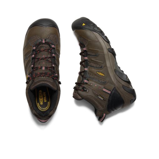Men's Lansing Mid Waterproof (Steel Toe)  |  Cascade Brown/Brindle - Image 4