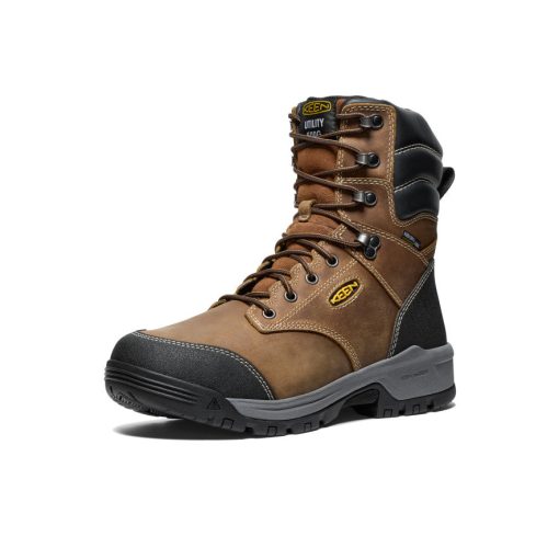 Men's Evanston 8 Insulated Waterproof Boot (Soft Toe)  |  Bison/Black - Image 3