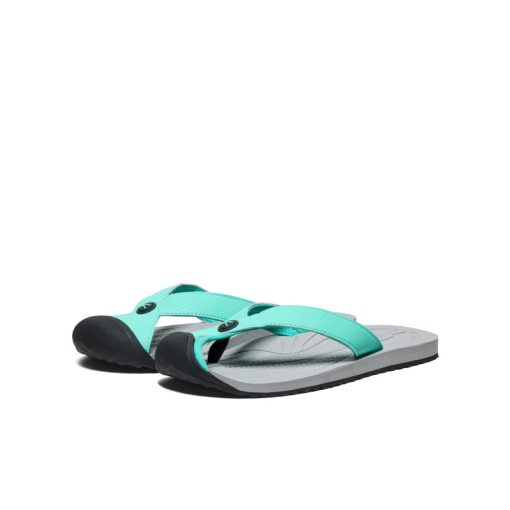 Women's Barbados Flip-Flop  |  Pool Blue/Bright Aqua - Image 2