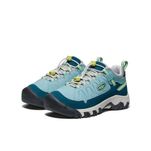 Big Kids' Targhee IV Waterproof Hiking Shoe  |  Reef Waters/Daiquiri Green - Image 2