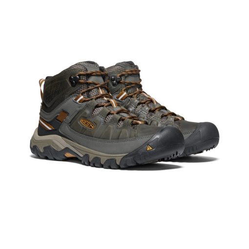 Men's Targhee III Waterproof Mid  |  Black Olive/Golden Brown - Image 2