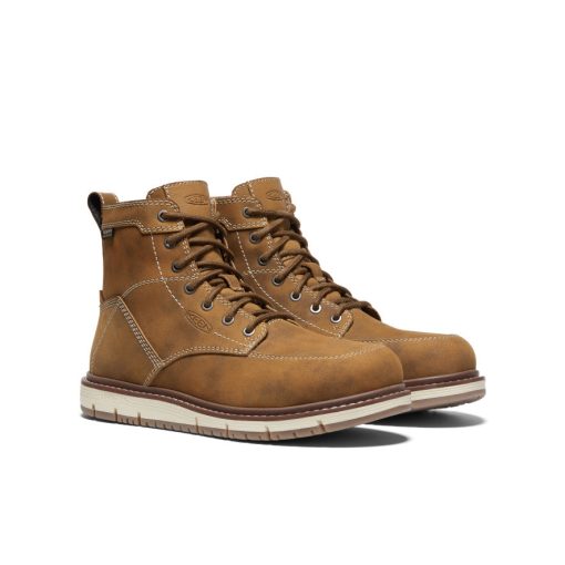 Women's San Jose 6 Waterproof Boot (Aluminum Toe)  |  Almond/Gum - Image 2