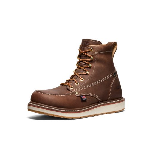 Men's Liberty 6 Waterproof Boot (Carbon Toe)  |  Chestnut/Gum - Image 3